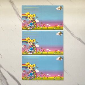 VTG Lisa Frank Milleny M. postalettes set of 3